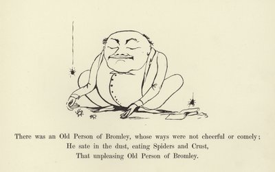 Byl jeden starý člověk z Bromley, jehož způsoby nebyly veselé ani příjemné. od Edward Lear