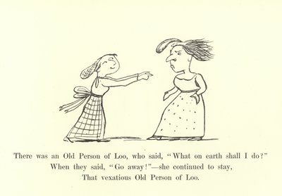 Byl tam starý člověk z Loo, který řekl: Co mám proboha dělat od Edward Lear