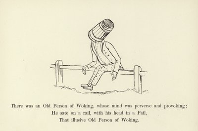 Byl tam starý člověk z Wokingu, jehož mysl byla zvrácená a provokující od Edward Lear