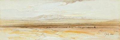 Dva pohledy na Théby od Edward Lear