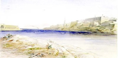 Valletta, Malta od Edward Lear