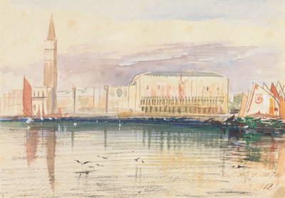 Benátky, Dóžecí palác od Edward Lear
