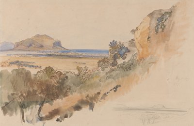 Pohled na Palermo od Edward Lear