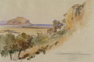 Pohled poblíž Palerma od Edward Lear