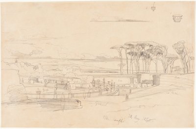 Villa Pamphili od Edward Lear
