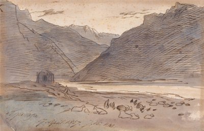 Vjose, 19:15 17. dubna 1857 od Edward Lear