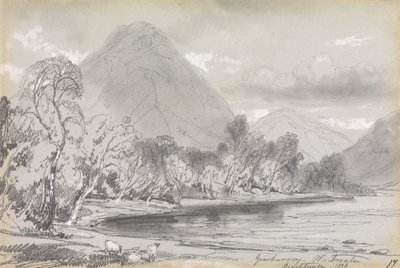 Yewbarrow, Wastwater, 16. září 1836 od Edward Lear