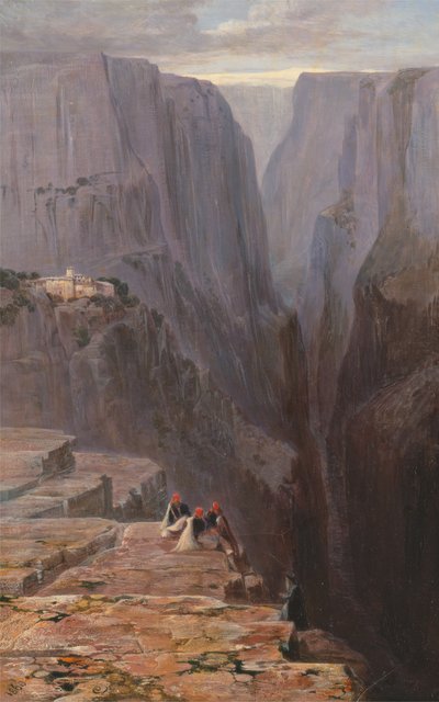 Zagori, Řecko, 1860. od Edward Lear