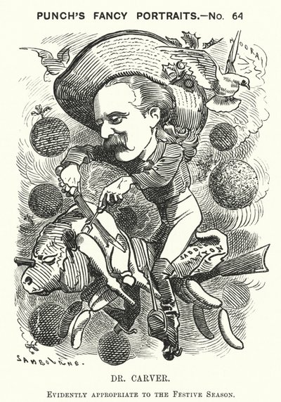 Dr Carver (rytina) od Edward Linley (after) Sambourne