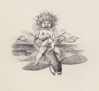 Ilustrace pro The Water-Babies od Charlese Kingsleyho (rytina) od Edward Linley (after) Sambourne