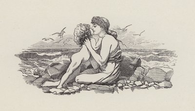 Ilustrace pro The Water-Babies od Charlese Kingsleyho (rytina) od Edward Linley (after) Sambourne