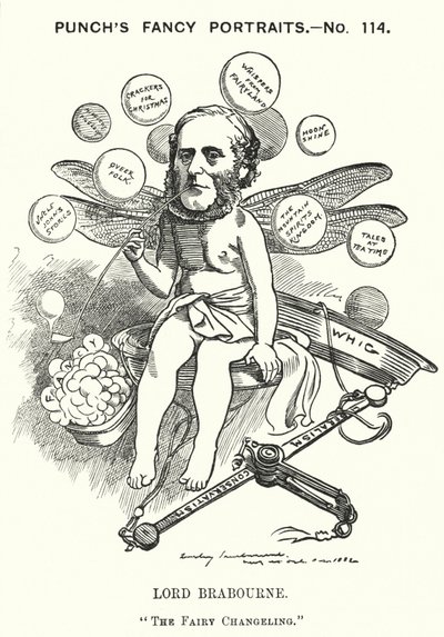 Punch karikatura: Edward Knatchbull-Hugessen od Edward Linley (after) Sambourne
