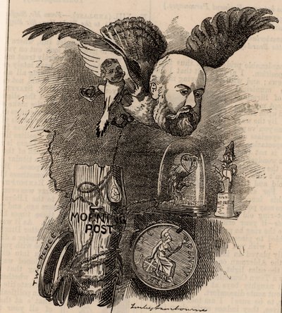 Algernon Borthwick, první baron Glenesk (1830-1908) od Edward Linley Sambourne