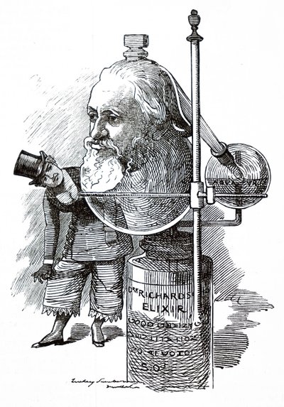 Benjamin Ward Richardson. od Edward Linley Sambourne