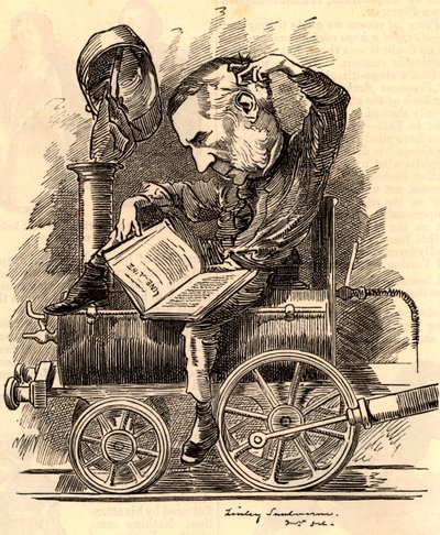Edward William Watkin (1819-1901) od Edward Linley Sambourne