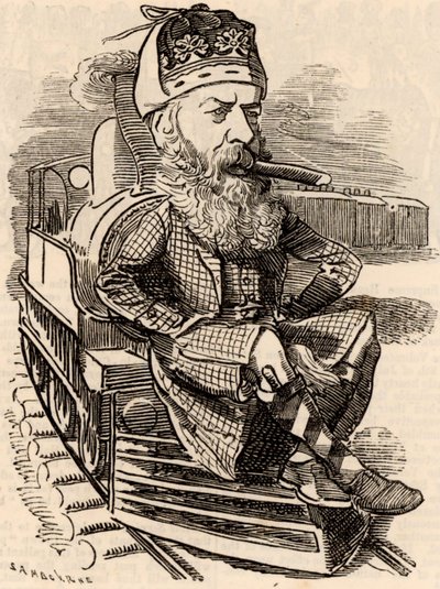 George Granville William Sutherland-Leveson-Gower od Edward Linley Sambourne