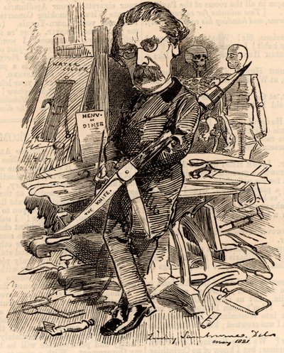 Henry Thompson (1820-1904) od Edward Linley Sambourne