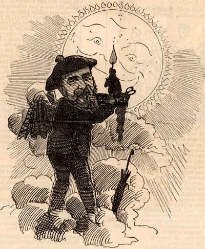 Portrét Josepha Normana Lockyera od Edward Linley Sambourne