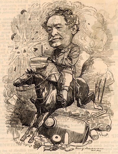 William Howard Russell (1821-1907) od Edward Linley Sambourne