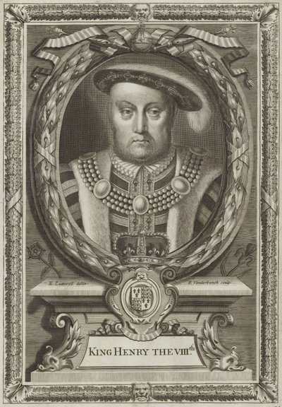 Anglický král Jindřich VIII od Edward Lutterell