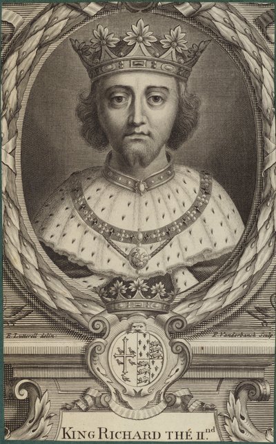Portrét anglického krále Richarda II od Edward Lutterell