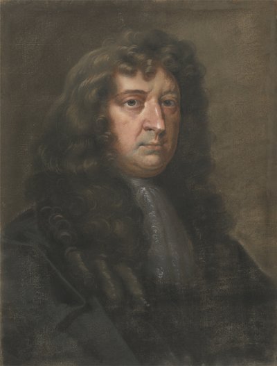 Samuel Butler (1612-80), autor Hudibras (pastel na položený papír) od Edward Lutterell