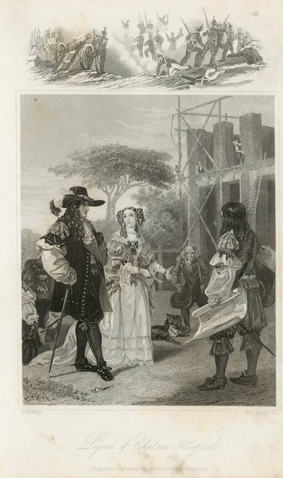 Legend of Chelsea Hospital od Edward Matthew Ward