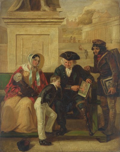 Veterán z Aboukiru, 1844 od Edward Matthew Ward