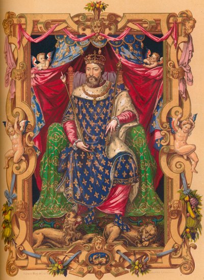 Francouzský král František I., 16. století, 1849. od Edward May