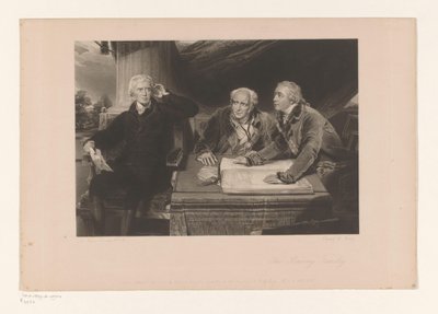 Portrét sira Francise Baringa s jeho bratrem a jeho zetěm Portrét od Francise Baringa, jednoho broera Johna Baringa a Charlese Walla The Baring Family (název na objektu) od Edward McInnes