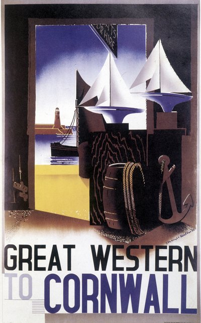 Great Western do Cornwallu od Edward McKnight Kauffer