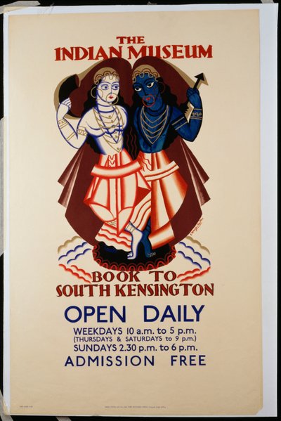 Indiánské muzeum od Edward McKnight Kauffer