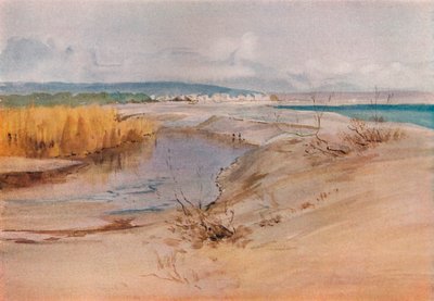 Pohled na Cagnes, c1899 od Edward Millington Synge
