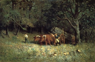 Driving Home the Cows, 1881. od Edward Mitchell Bannister