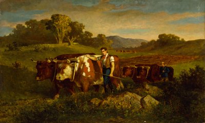 Pastevci s krávami, 1869. od Edward Mitchell Bannister