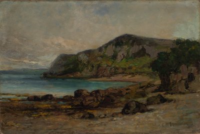 Skály v Newportu od Edward Mitchell Bannister