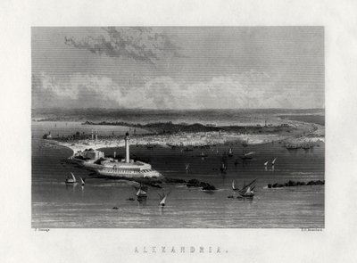 Alexandrie, Egypt, 19. století od Edward Paxman Brandard