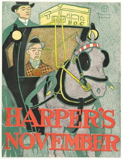 Harpers New Monthly Magazine, listopad 1896 od Edward Penfield