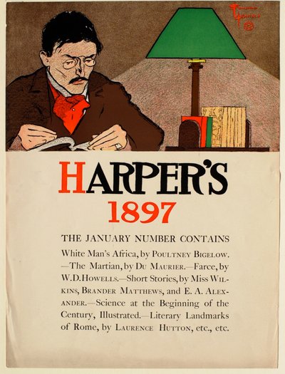 Muž čtoucí, leden 1897, Harper