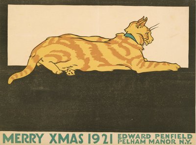 Veselé Vánoce, 1921 od Edward Penfield