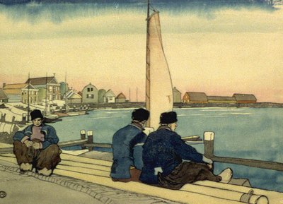 Tuulta ja vuorovettä odotellessa od Edward Penfield