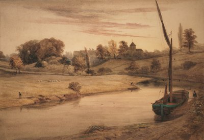 Nettlestead Church, Kent z Bow Bridge od Edward Pretty