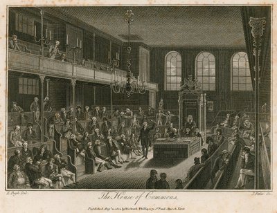 Dolní sněmovna, zničená požárem, 16. října 1834 od Edward Pugh