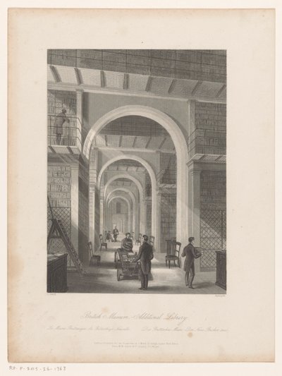 Knihovna Britského muzea Britské muzeum – další knihovna (název na objektu) od Edward Radclyffe