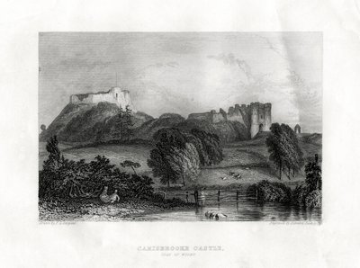 Hrad Carisbrooke, Newport, Isle of Wight, 1860 od Edward Radclyffe