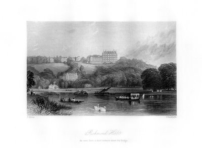 Richmond Hill, Richmond, 19. století. od Edward Radclyffe