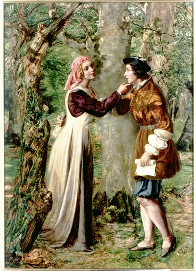 Celia Říká Rosalind, že Orlando je v lese od Edward Rainford