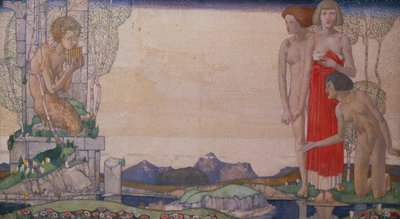 The Voice of Pan (olej na plátně) od Edward Reginald Frampton