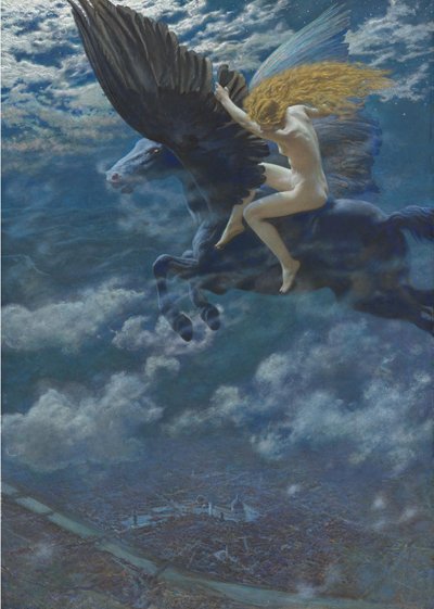 Idyla snů Valkýra, c. 1902 od Edward Robert Hughes