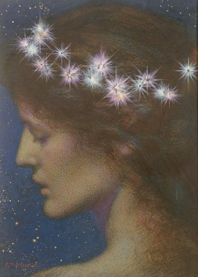 Noc (wc a barva karoserie na papíře) (viz 48895) od Edward Robert Hughes